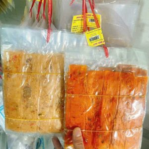 Bánh Tráng Dẻo tôm cuộn hành phi