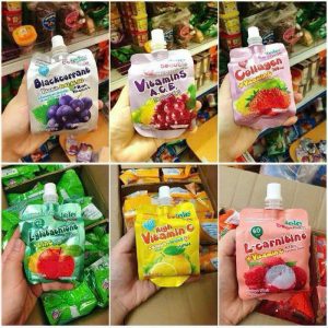 Nước Trái Cây Jele Thạch Vitamin Túi 150G