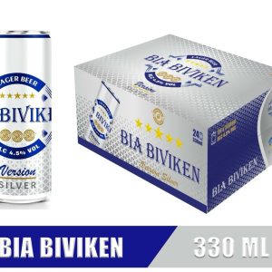 Bia Biviken bạc lon cao