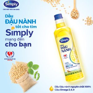 Dầu đậu nành nguyên chất Simply