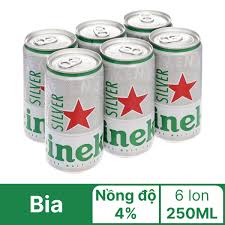 Bia Heineken Silver 250ml
