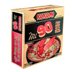 Thùng 30 gói mì Kokomi 90 tôm chua cay 90g